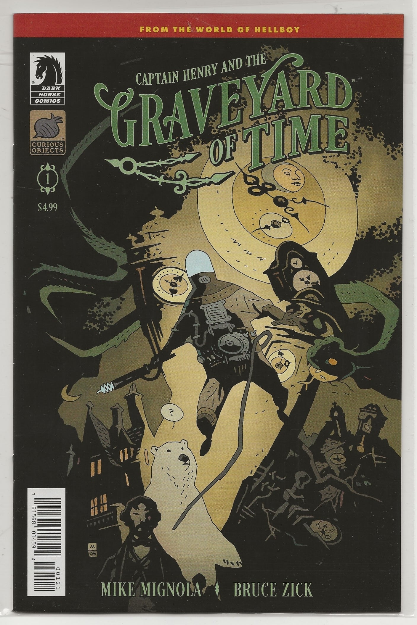 Captain Henry And The Graveyard Of Time #1 - Mike Mignola Cover - Dark Horse Comics