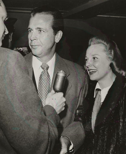 Dick Powel and June Allyson, 1954 by Art Weissman; Vintage 8x10 GSP