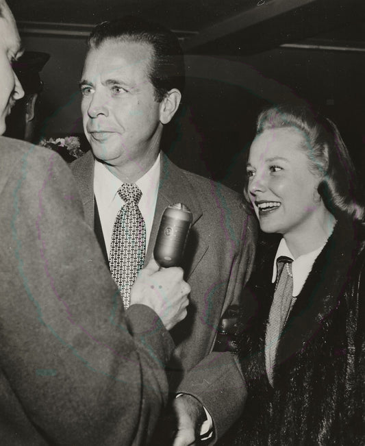 Dick Powel and June Allyson, 1954 by Art Weissman; Vintage 8x10 GSP