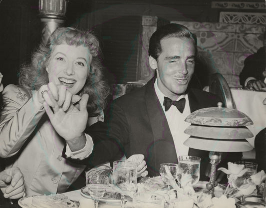 Greer Garson & Richard Ney by Art Weissman; Vintage 8x10 GSP