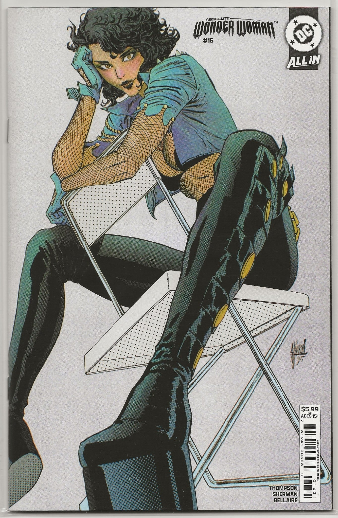 Absolute Wonder Woman #16 2026: Guillem March Cvr; First Abs Zatana