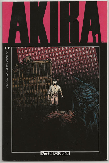Akira #1 1988 Epic: Katsuhiro Otomo Cover; 1st Print