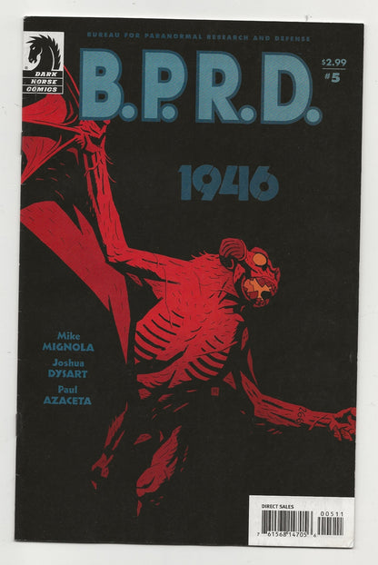 B.P.R.D. 1946 #5 - Mike Mignola Cover - Dark Horse Comics