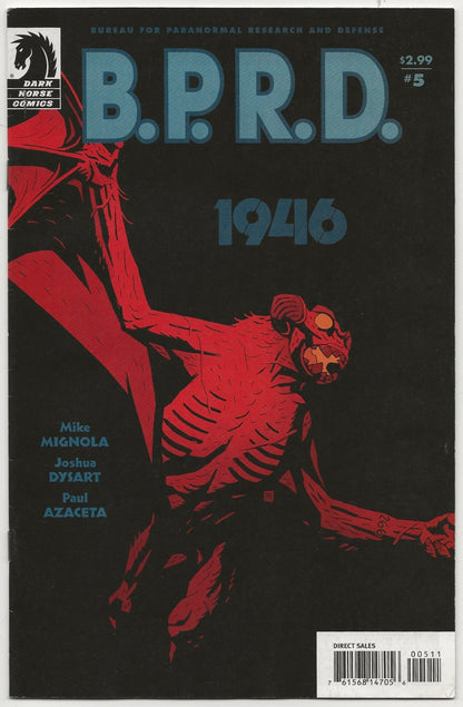 B.P.R.D. 1946 #5 - Mike Mignola Cover - Dark Horse Comics