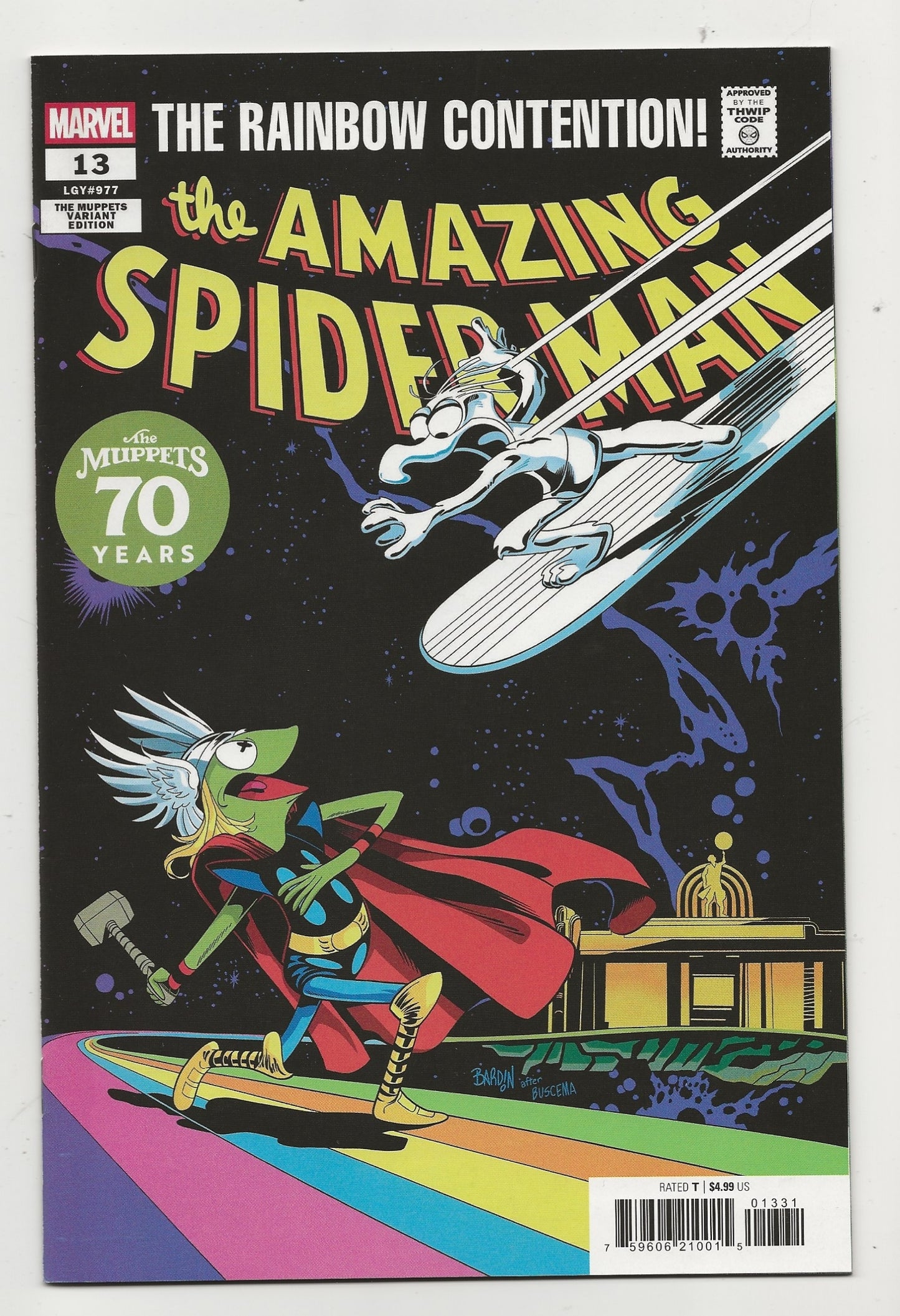 Amazing Spider-Man #13 - Bardin Muppets 70th Anniversary Variant - Marvel Comics