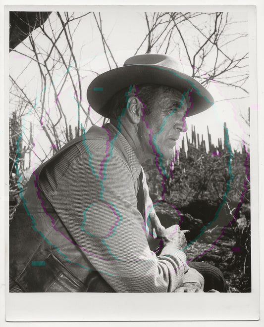 The Silent Command: Gary Cooper in Profile – Original 1954 Art Weissman GSP