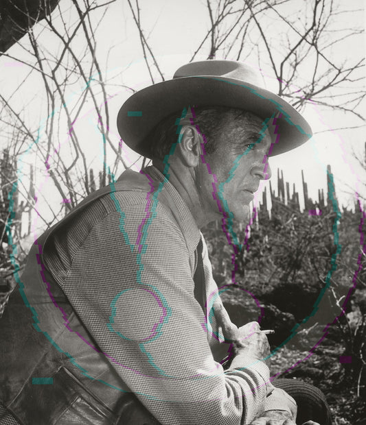 The Silent Command: Gary Cooper in Profile – Original 1954 Art Weissman GSP