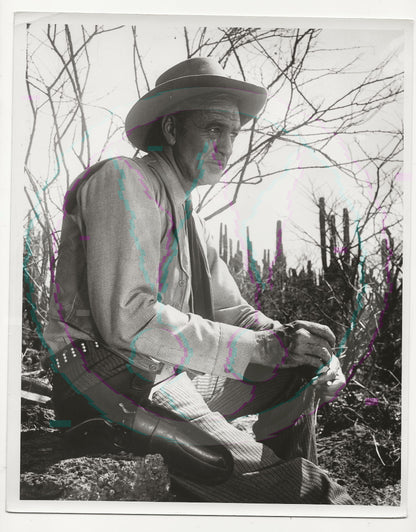 Dust & Desire: Gary Cooper "On Location" – Original 1954 Art Weissman GSP