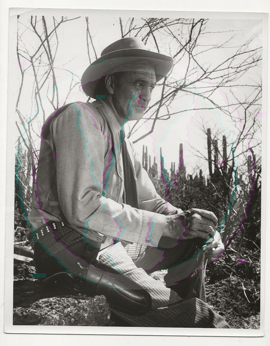 Dust & Desire: Gary Cooper "On Location" – Original 1954 Art Weissman GSP