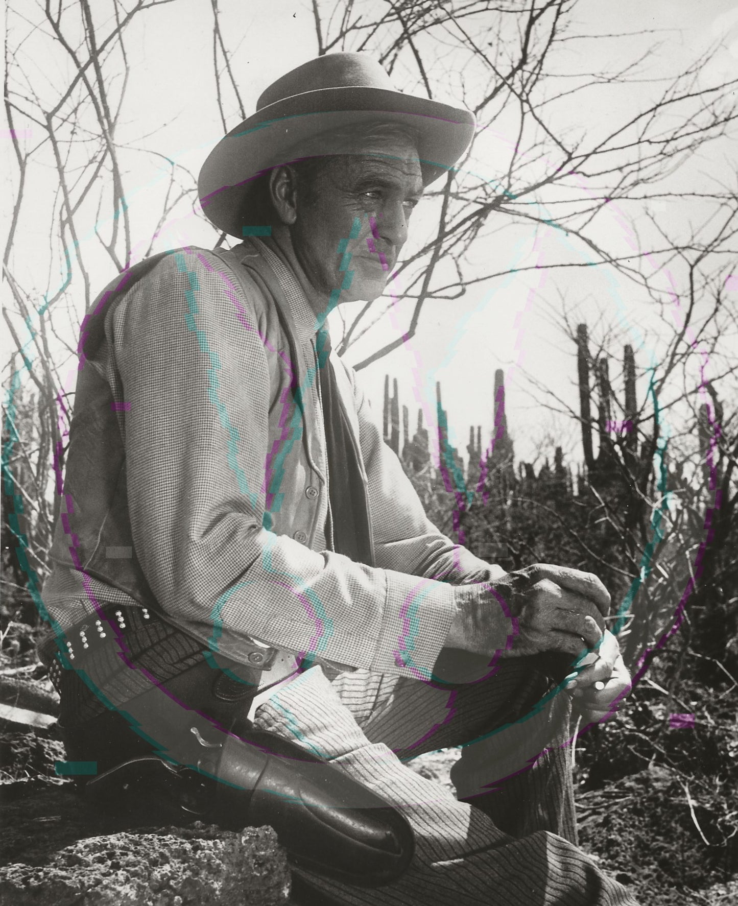 Dust & Desire: Gary Cooper "On Location" – Original 1954 Art Weissman GSP