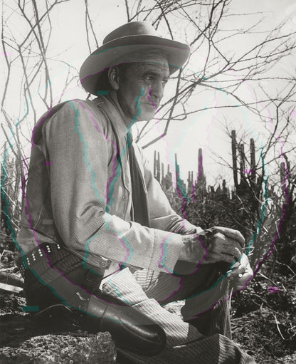 Dust & Desire: Gary Cooper "On Location" – Original 1954 Art Weissman GSP