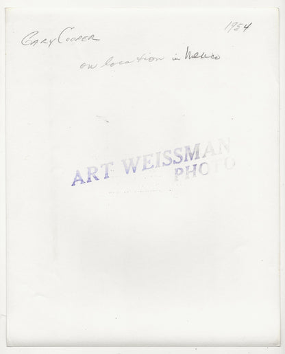 Dust & Desire: Gary Cooper’s Mexican Silhouette – Original 1954 Weissman GSP
