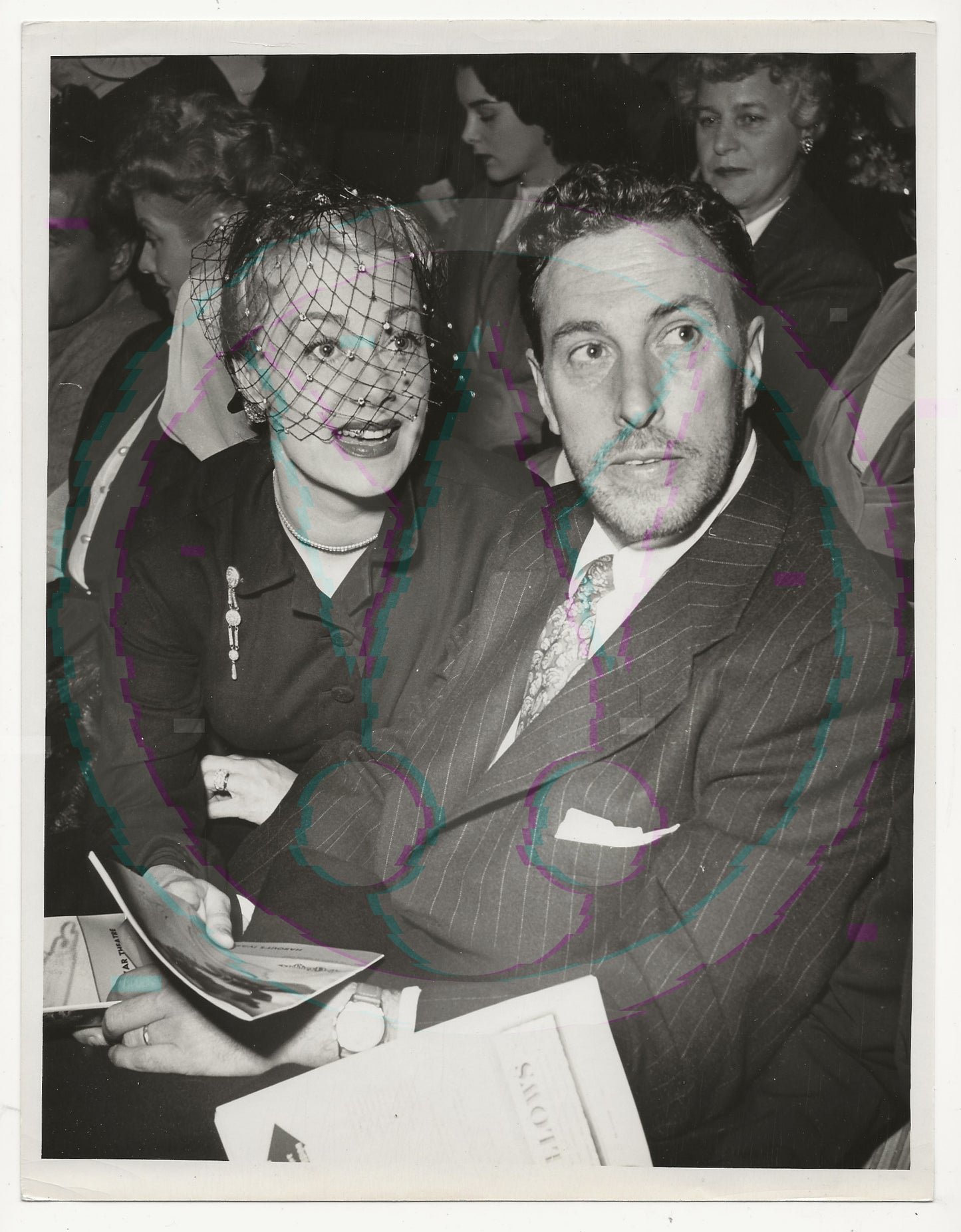 Premiere Passion: June Havoc & William Spier – Original 1954 Art Weissman GSP