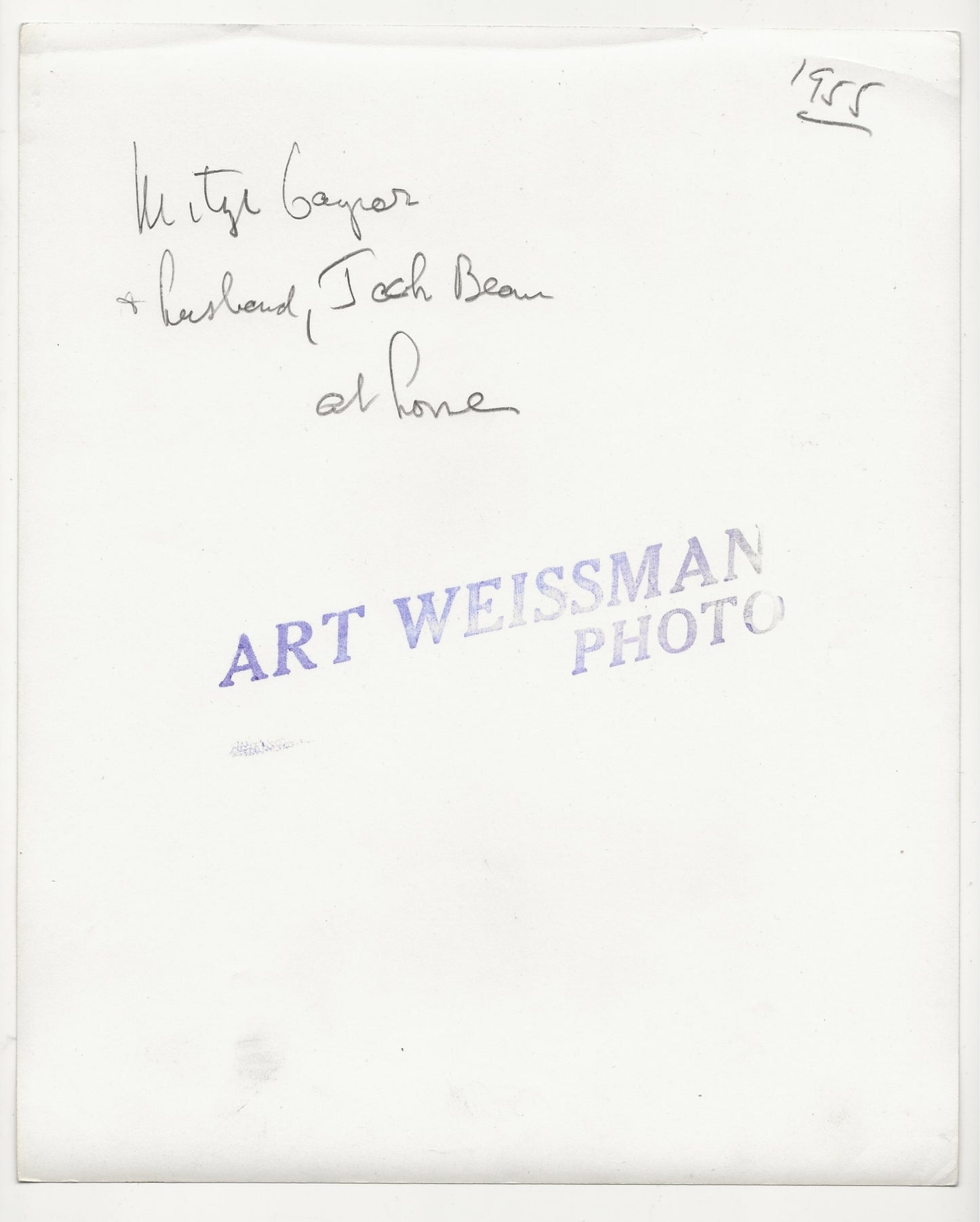 Mitzi Gaynor’s Private Poolside Play – Original 1955 Weissman GSP