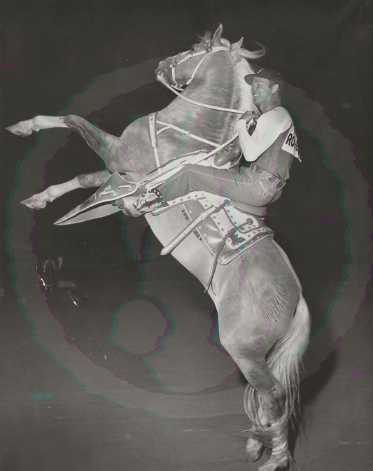 Mounting the King: Roy Rogers & Trigger’s Rearing Climax – Original 1955 Weissman GSP