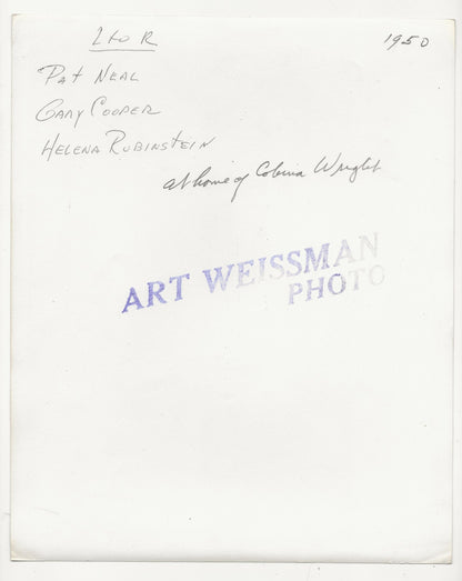 Forbidden Desires: Patricia Neal, Gary Cooper & Helena Rubinstein – Original 1950 GSP