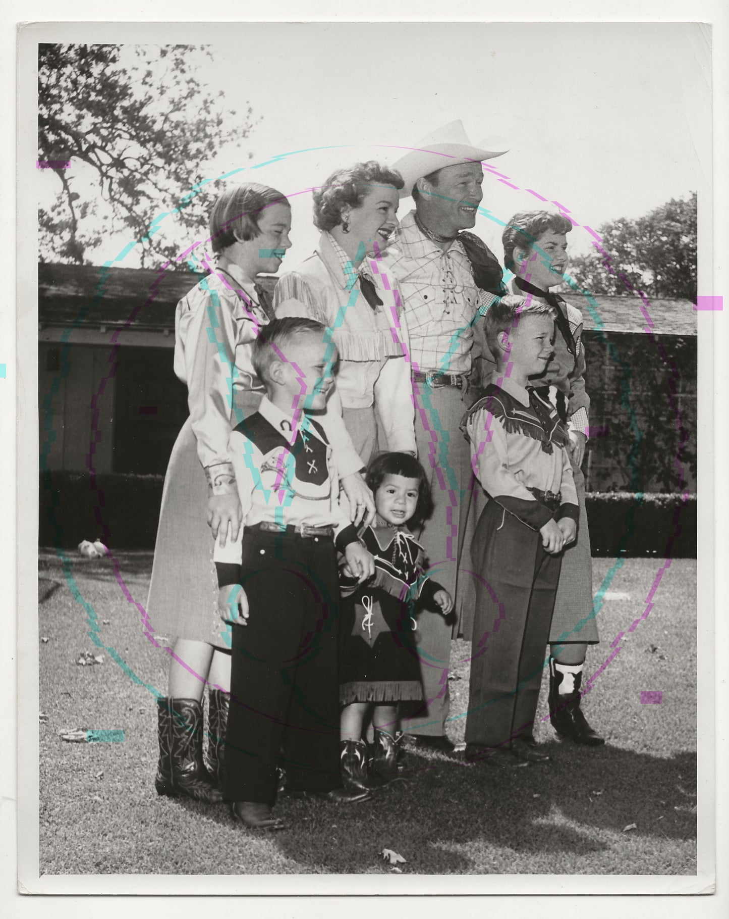 Frontier Fever: Roy Rogers, Dale Evans & Family – Original 1954 Art Weissman GSP