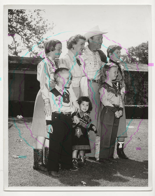 Frontier Fever: Roy Rogers, Dale Evans & Family – Original 1954 Art Weissman GSP
