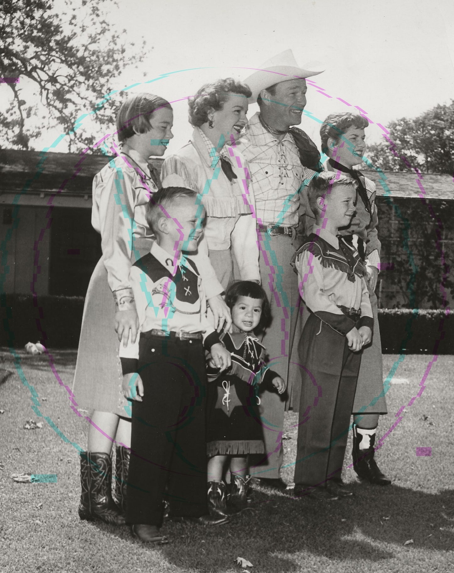 Frontier Fever: Roy Rogers, Dale Evans & Family – Original 1954 Art Weissman GSP