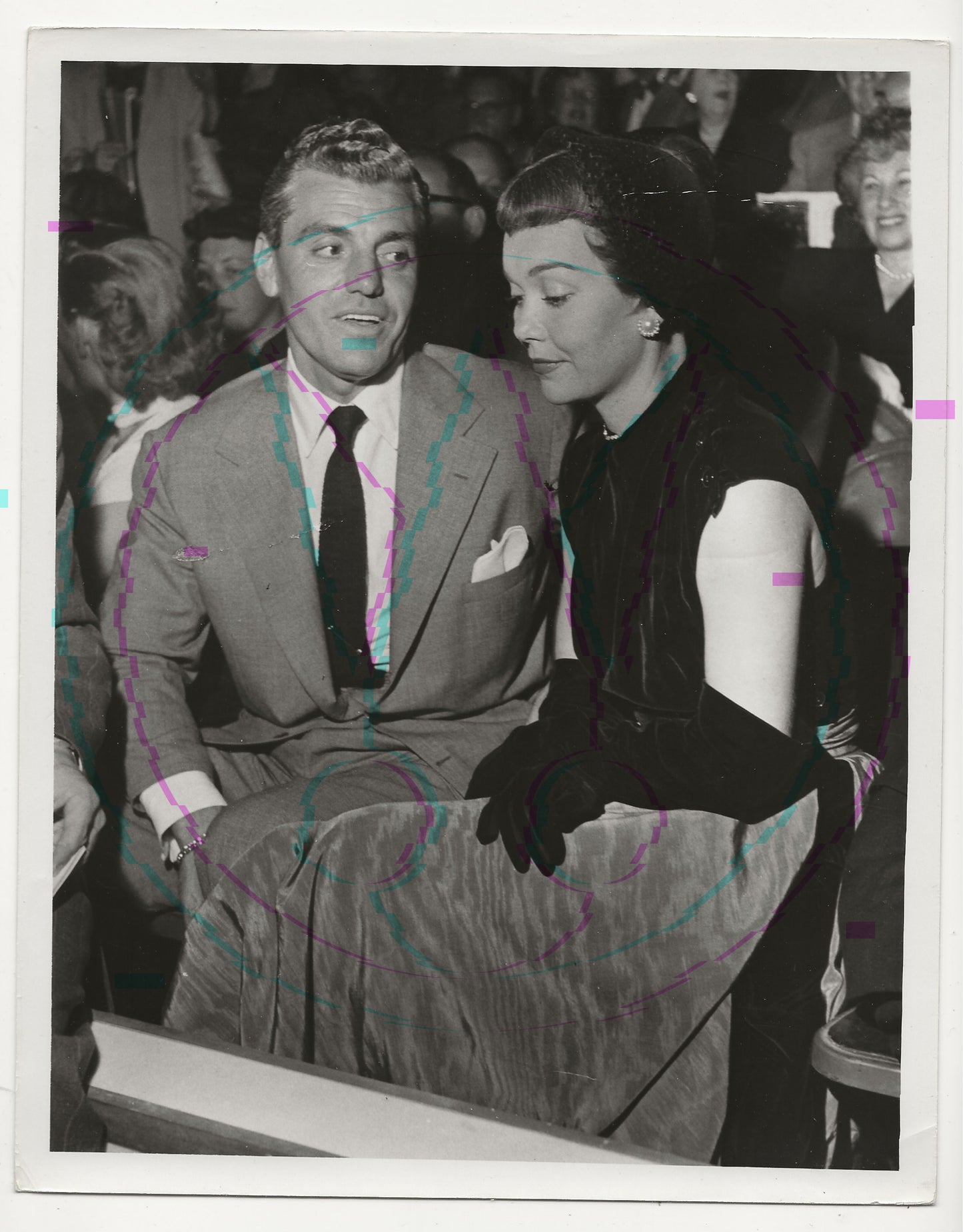 Smoldering Shadows: Jane Wyman & Greg Bautzer – Original 1955 Art Weissman GSP