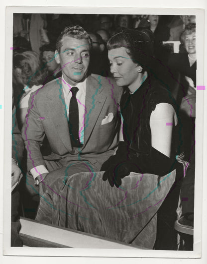 Smoldering Shadows: Jane Wyman & Greg Bautzer – Original 1955 Art Weissman GSP