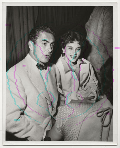 Tyrone Power & Linda Christian – Original 1953 Weissman GSP