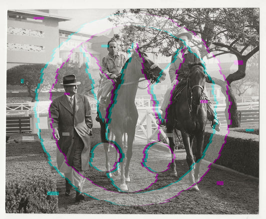Johnny Longden Archive (4) Vintage 8x10 GSP Photos Horse Racing Triple Crown Hall Of Fame