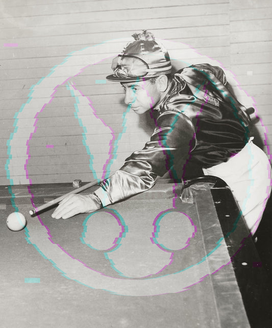 Johnny Longden (5) Art Weissman Studio Archive Vintage 8x10 GSP Horse Racing