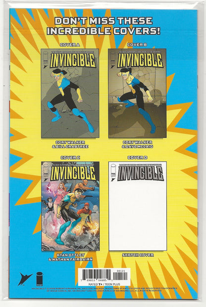 Invincible #1 Lunar Exclusive VS Variant Cory Walker Cover Ella Mental First Appearance