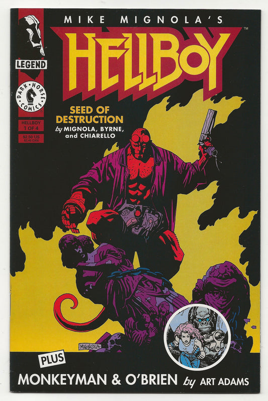 Mike Mignola's Hellboy: Seed Of Destruction #1 - 1st Solo Series - Dark Horse 1994