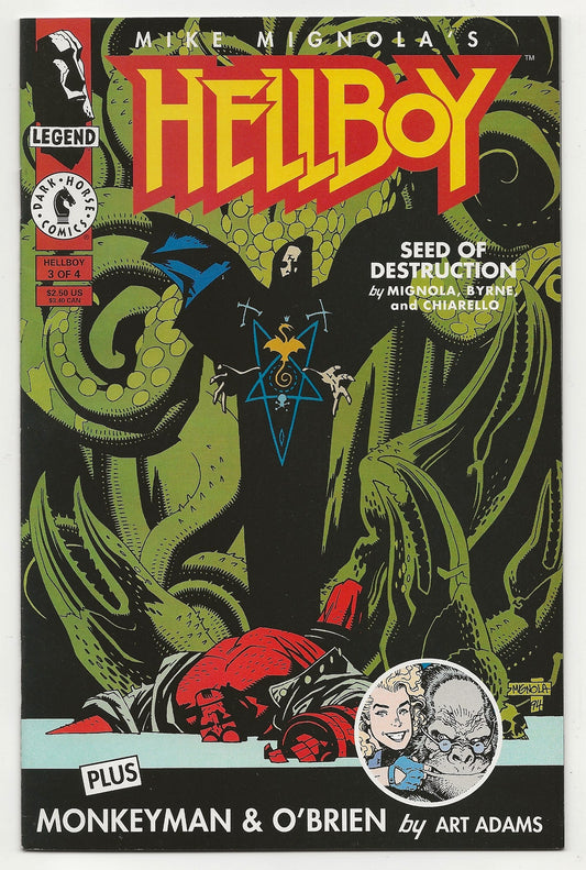 Mike Mignola's Hellboy: Seed Of Destruction #3 - 1st Cameo Ogdru-Jahad - Dark Horse 1994