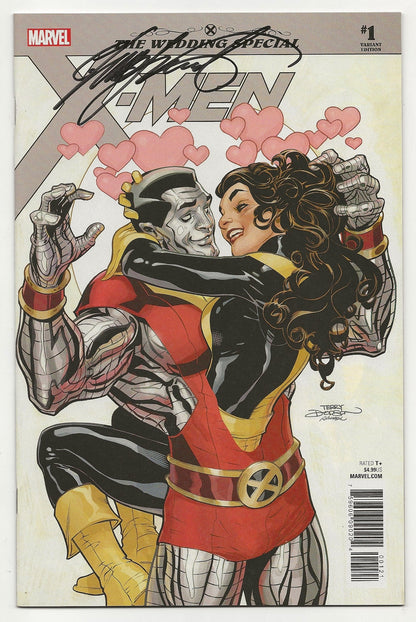 X-Men The Wedding Special #1 Terry Dodson Variant Signed By Chris Claremont With COA Marvel 2018