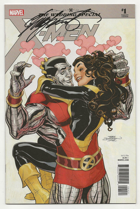 X-Men The Wedding Special #1 Terry Dodson Variant Signed By Chris Claremont With COA Marvel 2018