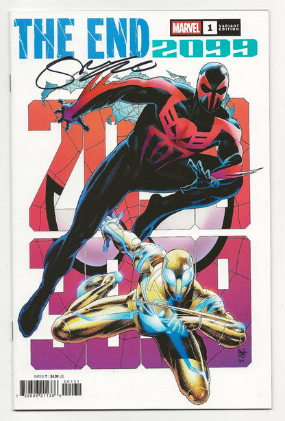 The End 2099 #1 Paulo Siqueira Variant Signed By Steve Orlando With COA Marvel 2025