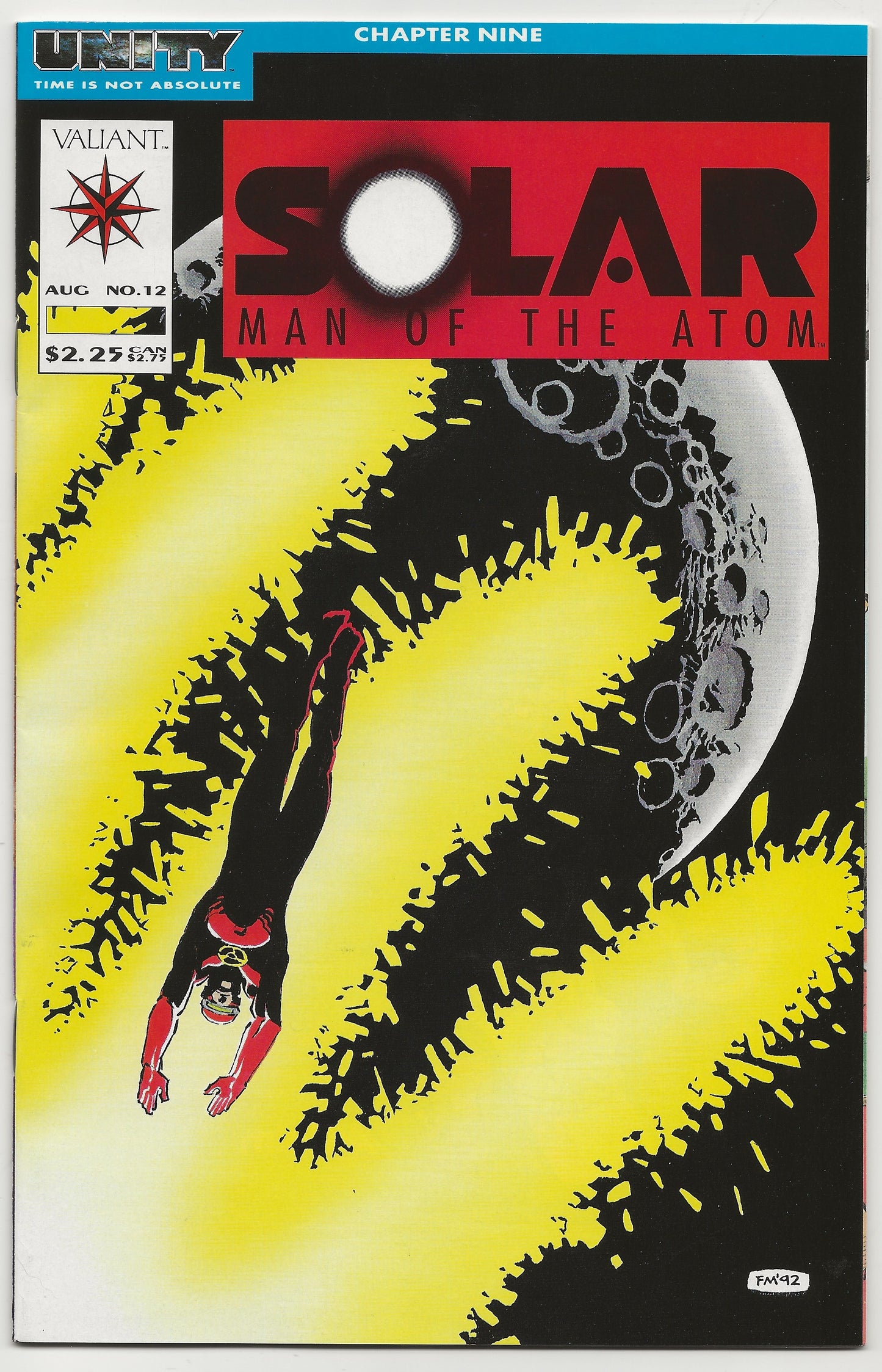 Solar Man Of The Atom 12 Frank Miller Cover Unity Chapter 9 Valiant 1992