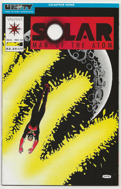 Solar Man Of The Atom 12 Frank Miller Cover Unity Chapter 9 Valiant 1992