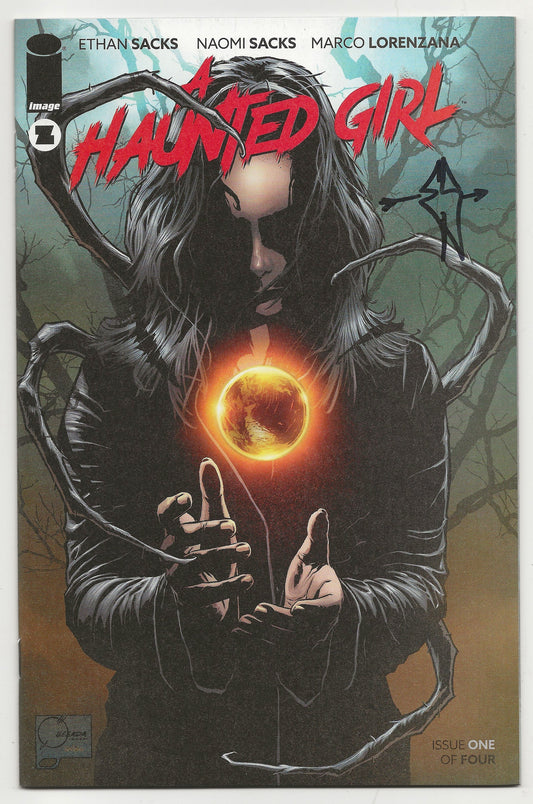 A Haunted Girl #1 Cover A Joe Quesada Ethan Sacks Signed COA Image Comics 2023