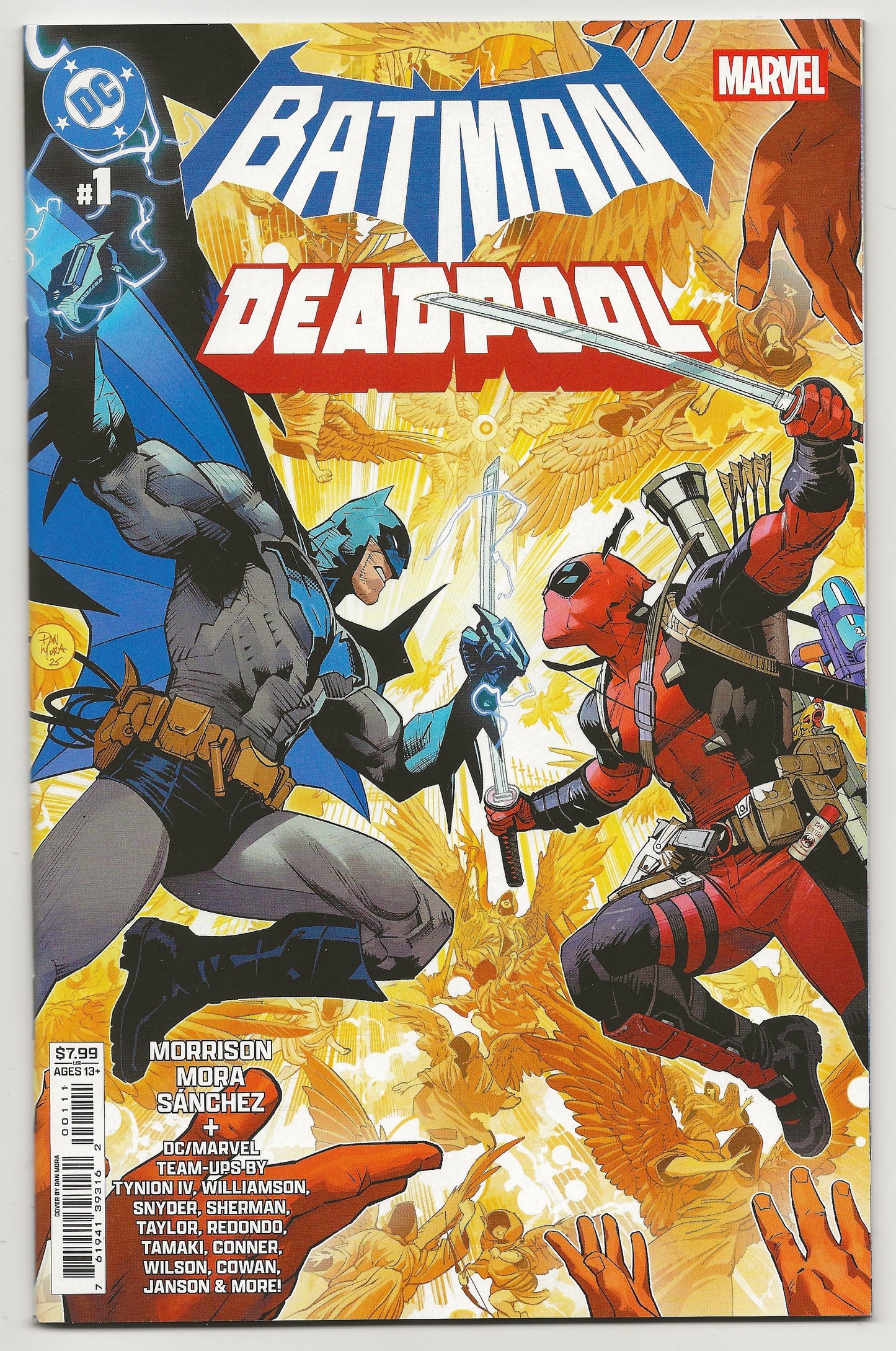 Batman / Deadpool #1 (2025) Dan Mora Cover DC Marvel Crossover
