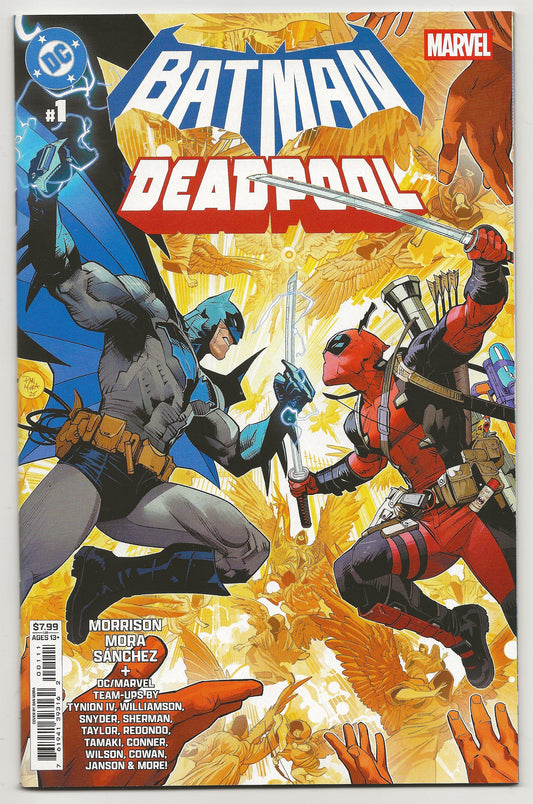Batman / Deadpool #1 (2025) Dan Mora Cover DC Marvel Crossover