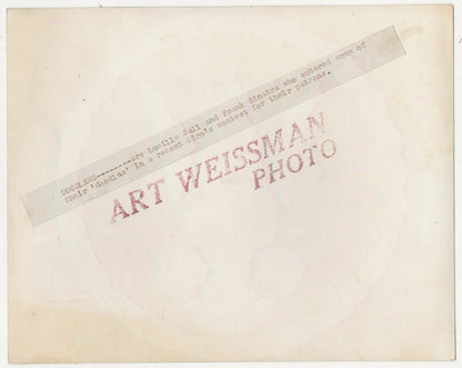 Frank Sinatra & Lucille Ball Vintage 8x10 by Art Weissman *RARE*