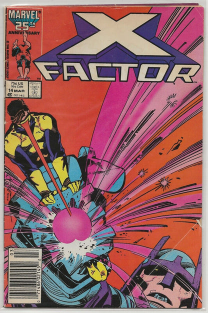 X-Factor #14 1987 Marvel Comics; Walter Simonson Newsstand Cover