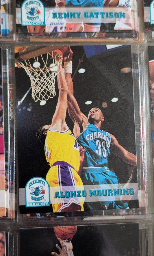 1993-94 NBA Hoops - Alonzo Mourning #23