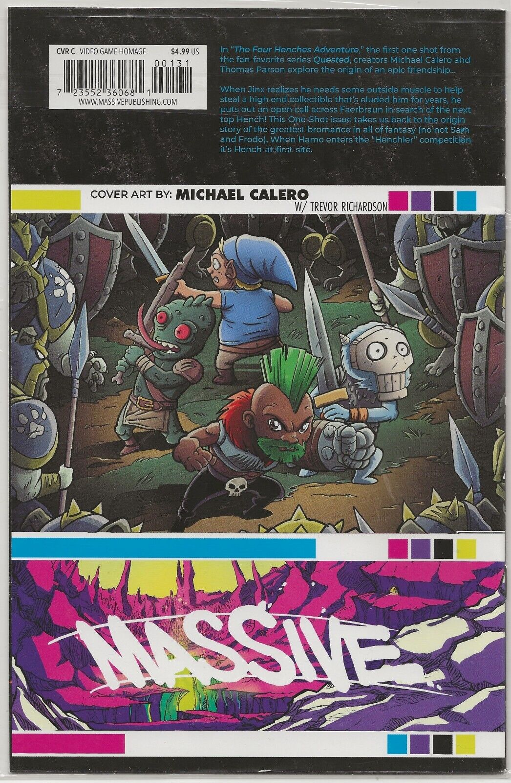 Quested Four Henches Adventure #1 (One Shot) Video Game Homage Cover