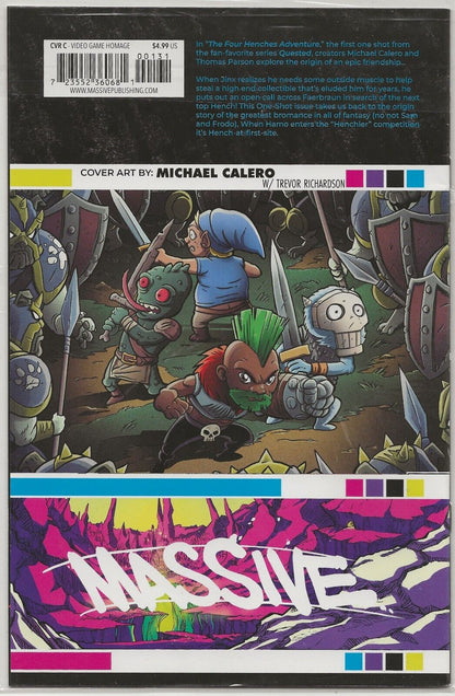 Quested Four Henches Adventure #1 (One Shot) Video Game Homage Cover