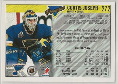 1993-94 O-Pee-Chee Premier - Curtis Joseph #272