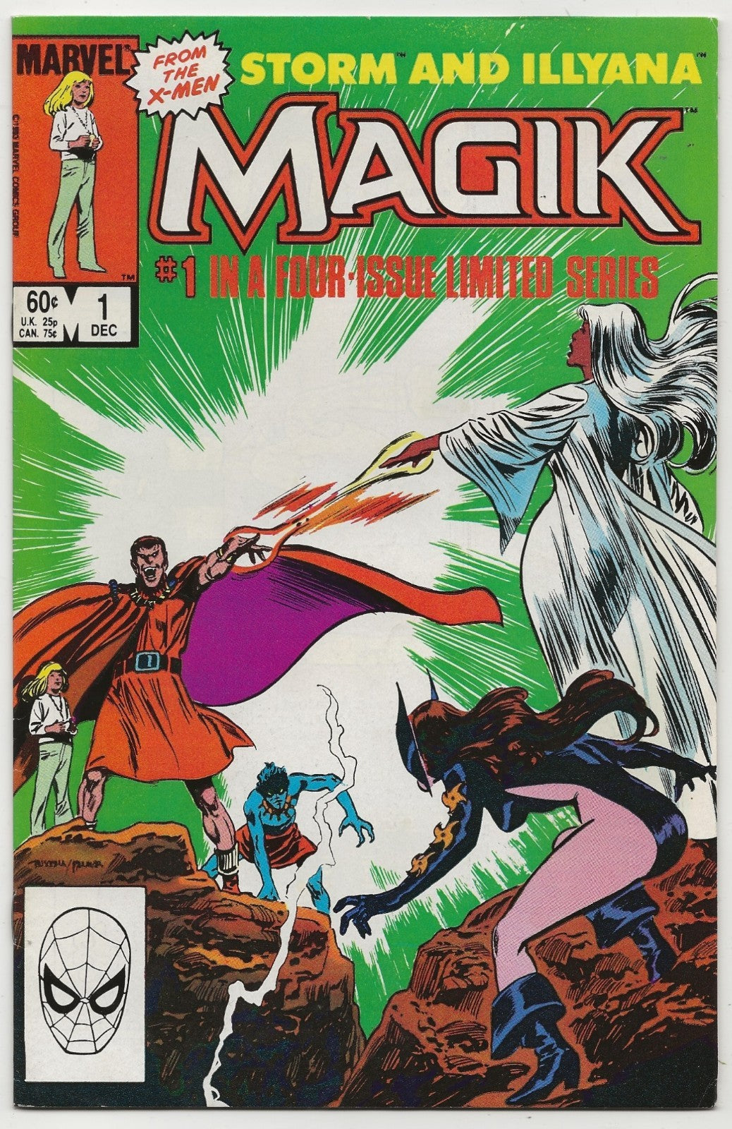 MAGIK #1-4 Complete Set (1983): Origin of Darkchylde; Claremont/Buscema