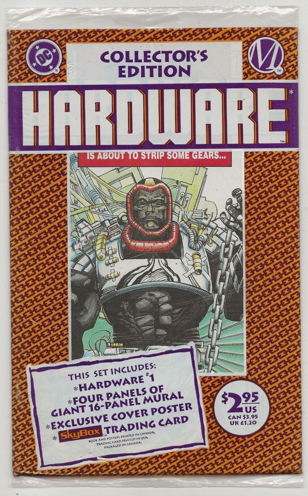 Hardware #1 1993 Milestone/ DC Comics: Collector's Ed, Sealed Polybag w Card