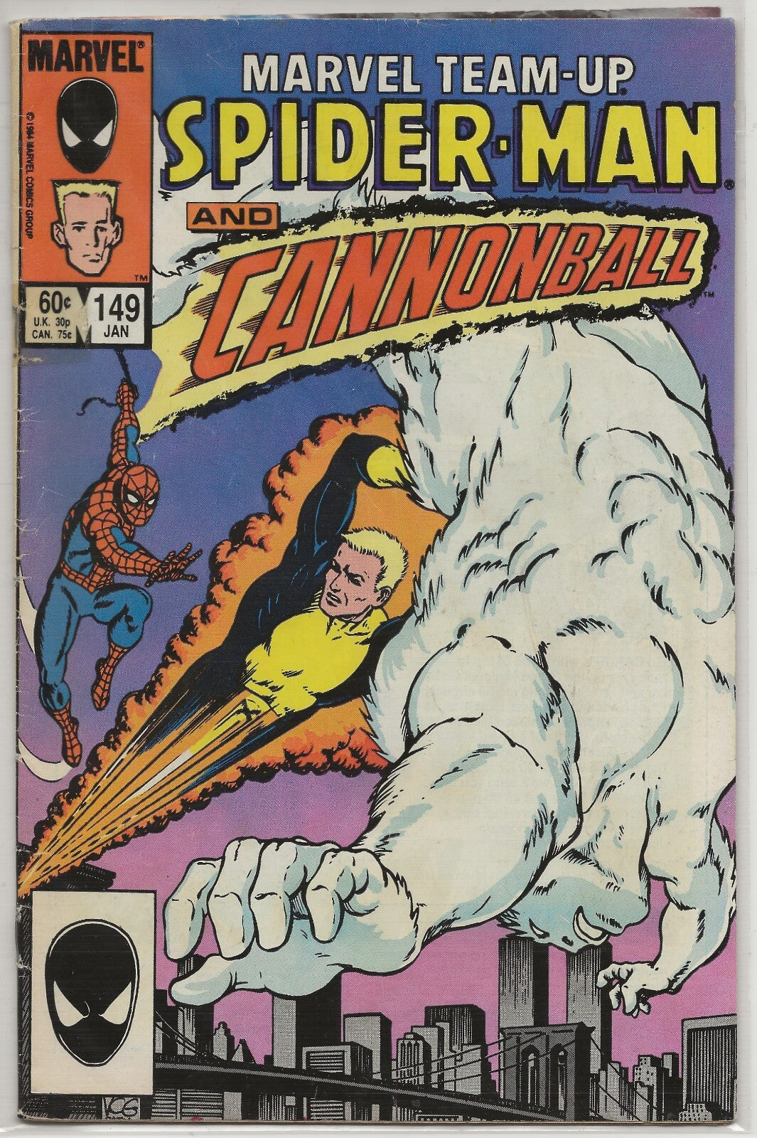 Marvel Team-Up #149 1/85 Marvel Comics Spider-Man And Cannonball