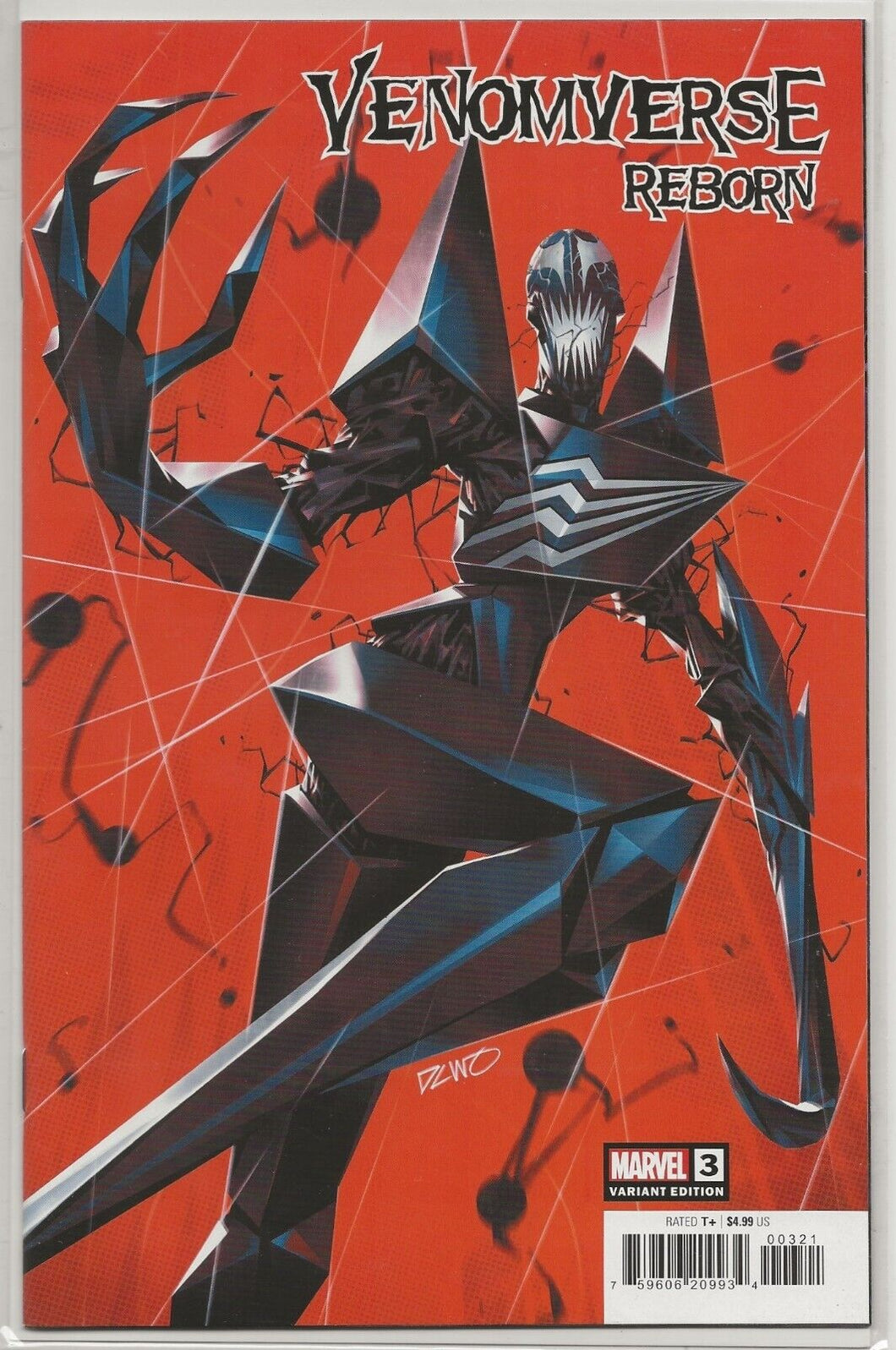 Venomverse Reborn #3 2024: 1st app of Cindy Moon as Venom;  Chew Symbiote Cover