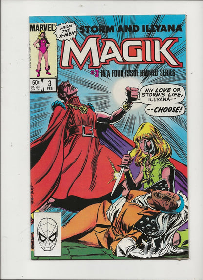 MAGIK #1-4 Complete Set (1983): Origin of Darkchylde; Claremont/Buscema